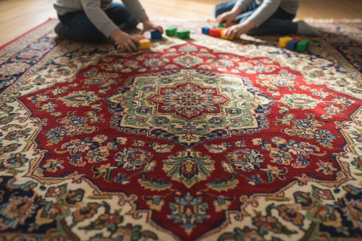 IT SHOULD BE FOCUS ON THE CARPET